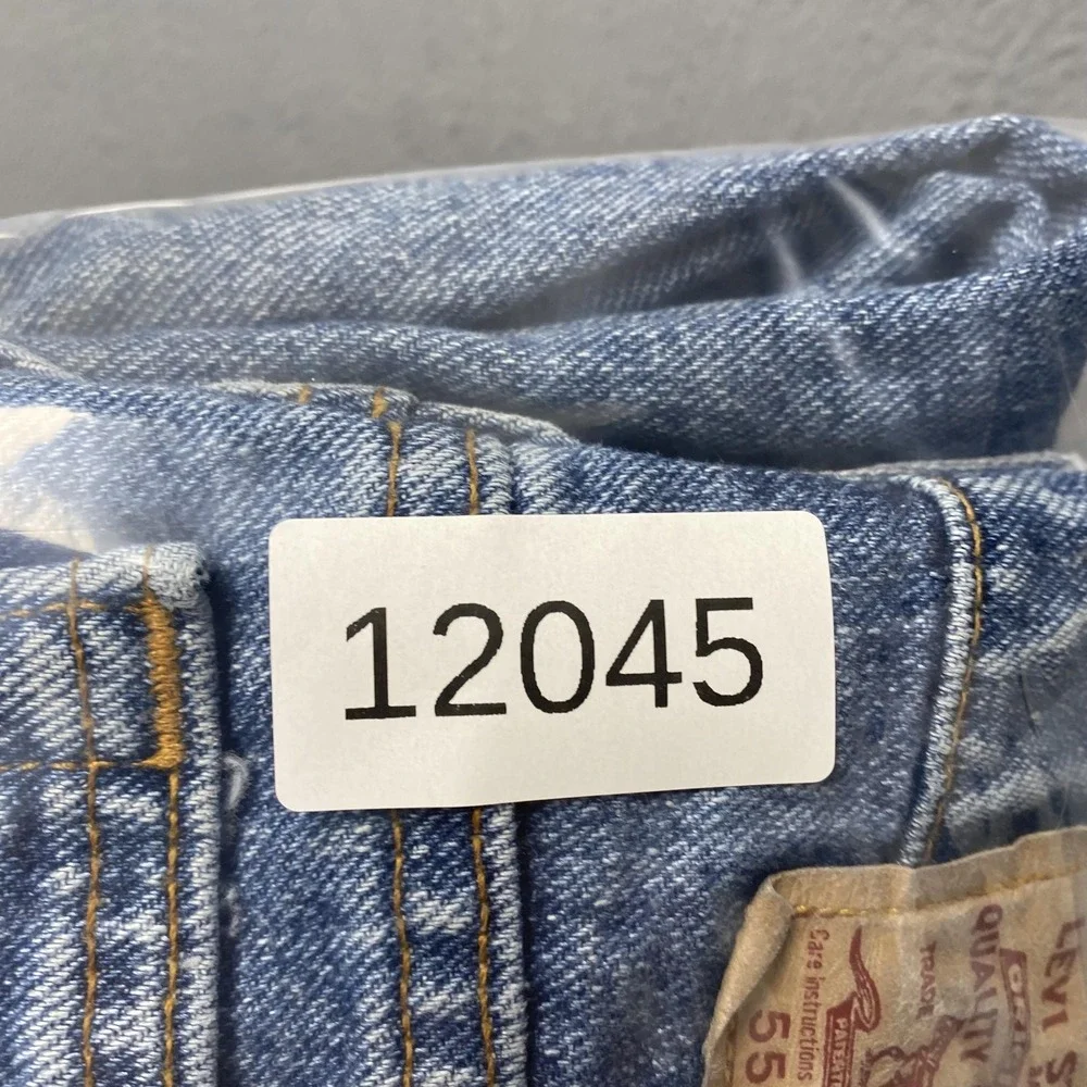 VTG Levis 550 Jeans Mens 36x34 Blue Relaxed Tapered Denim Stone Wash USA 90s‎